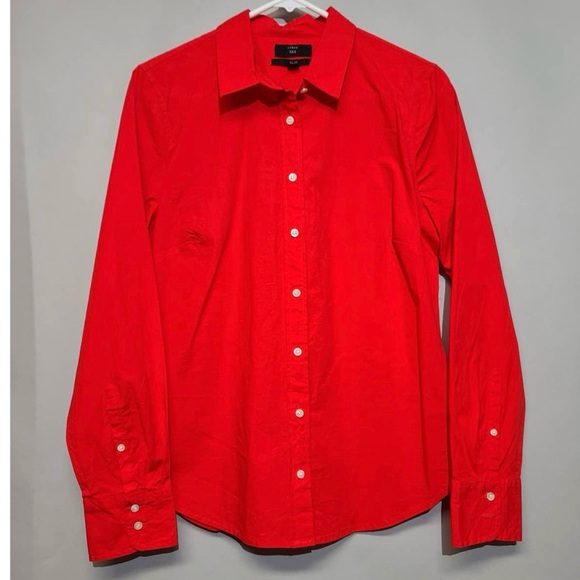 J. Crew Tops - J Crew Red Shirt